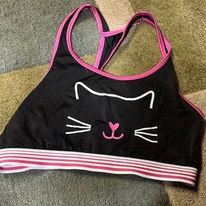 Cat sports bra